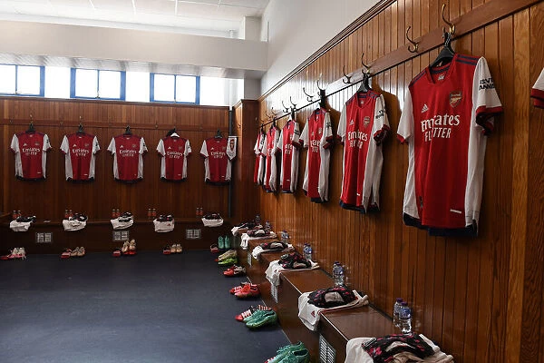 Behind the Scenes: Arsenal's Changing Room Before a Pre-Season Match at Ibrox Stadium