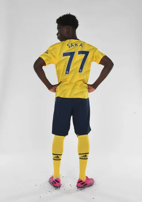 Framed Print : Behind the Scenes: Bukayo Saka's Training Regimen at Arsenal FC (2019-20)