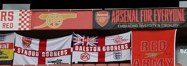 Sea of Arsenal Flags: Arsenal Supporters Unite at Emirates Stadium vs Norwich City, Premier League 2019-2020