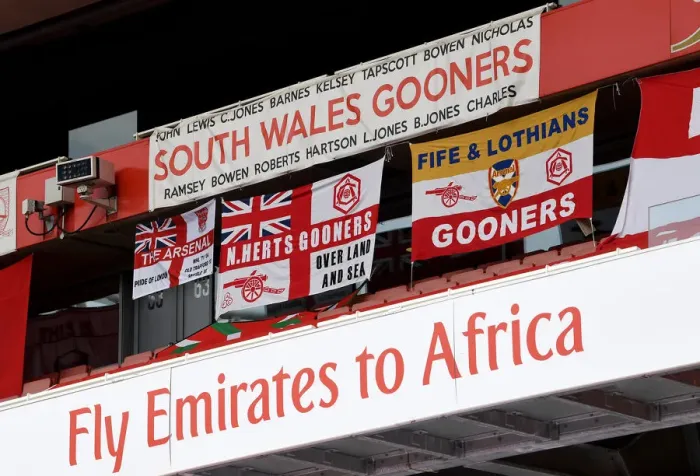 Framed Print : Sea of Arsenal Flags: Arsenal Supporters Unite at Emirates Stadium during Arsenal vs Norwich City, Premier League 2019-2020 Framed Print : Sea of Arsenal Flags: Arsenal Supporters Unite at Emirates Stadium during Arsenal vs Norwich City, Premier League 2019-2020