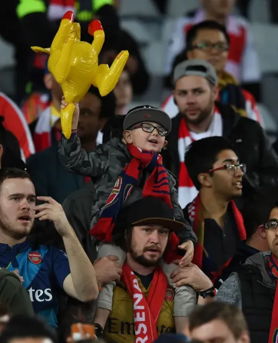 Framed Print : Sea of Red: Arsenal Fans Unwavering Support at Western Sydney Wanderers vs Arsenal (2017-18) Framed Print : Sea of Red: Arsenal Fans Unwavering Support at Western Sydney Wanderers vs Arsenal (2017-18)