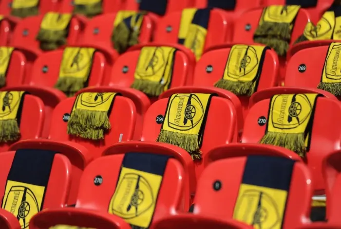 Framed Print : Sea of Scarves: Arsenal's Dominance at the FA Cup Final, Wembley Stadium (2015) Framed Print : Sea of Scarves: Arsenal's Dominance at the FA Cup Final, Wembley Stadium (2015)