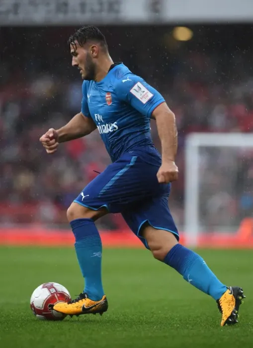 Framed Print : Sead Kolasinac in Action: Arsenal vs. SL Benfica, Emirates Cup 2017-18 Framed Print : Sead Kolasinac in Action: Arsenal vs. SL Benfica, Emirates Cup 2017-18
