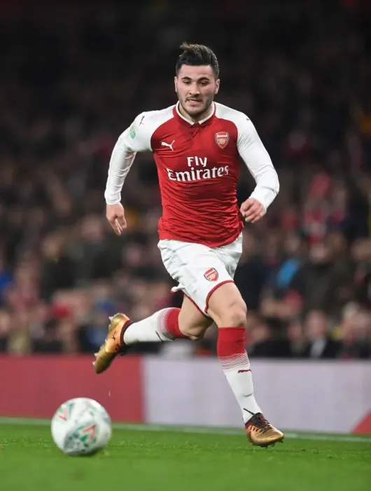 Framed Print : Sead Kolasinac in Action: Arsenal vs West Ham United, Carabao Cup Quarterfinal Framed Print : Sead Kolasinac in Action: Arsenal vs West Ham United, Carabao Cup Quarterfinal