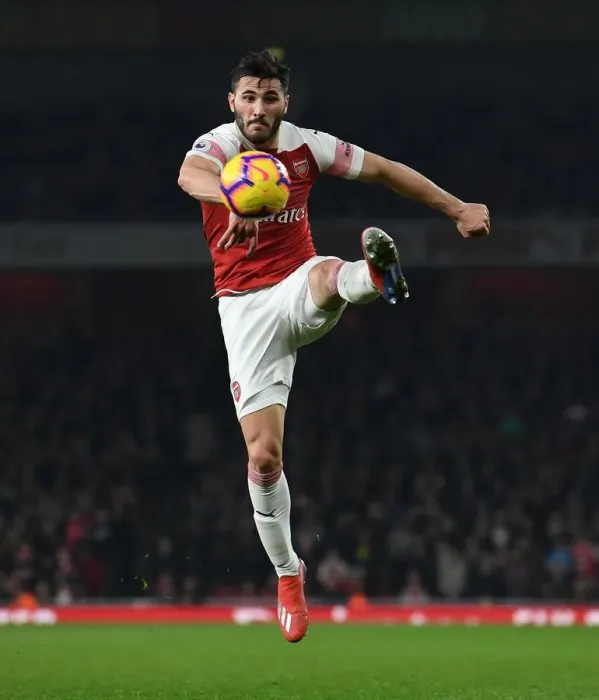 Framed Print : Sead Kolasinac: Arsenal's Defensive Powerhouse in Action Against AFC Bournemouth, Premier League 2018-19