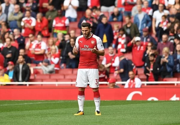 Sead Kolasinac: Arsenal's Tenacious Defender Gears Up for Battle Against AFC Bournemouth (2017-18)
