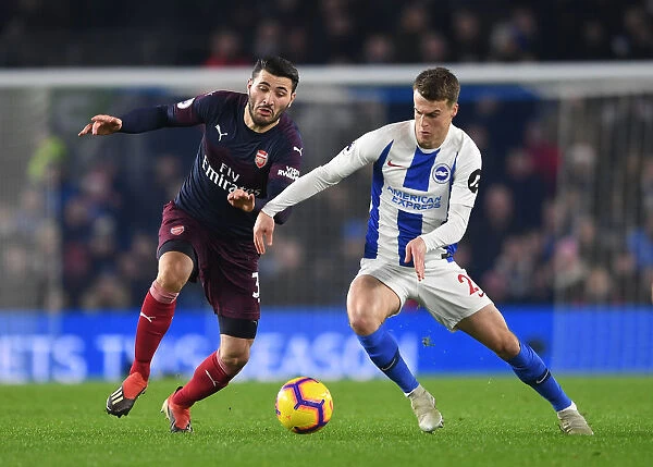 Sead Kolasinac vs. Solly March: Intense Battle in the Premier League Clash Between Brighton & Hove Albion and Arsenal FC