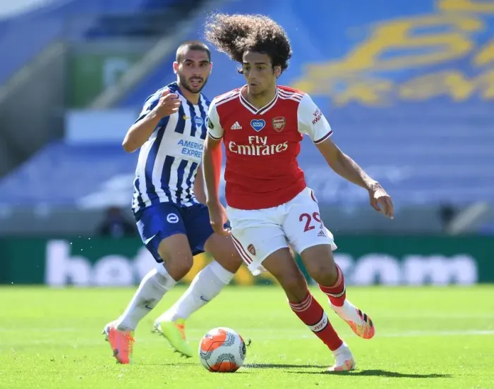 Framed Print : Empty Seats Showdown: Brighton vs. Arsenal (2019-20) - Football's Ghostly Arena