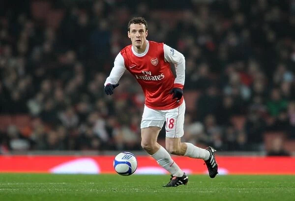 Sebastien Squillaci (Arsenal). Arsenal 5: 0 Leyton Orient. FA Cup 5th Round Replay
