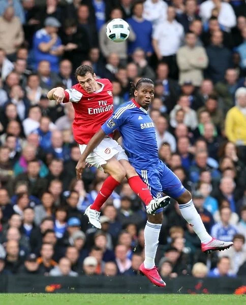 Sebastien Squillaci (Arsenal) Didier Drogba (Chelsea). Chelsea 2: 0 Arsenal