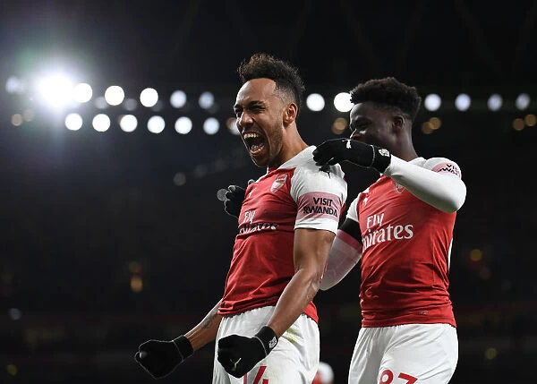 Four Sensational Goals by Aubameyang: Arsenal's Dominant Performance against Fulham, Premier League 2018-19