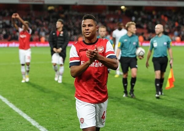 Serge Gnabry in Action: Arsenal vs Coventry City, Capital One Cup 2012-13