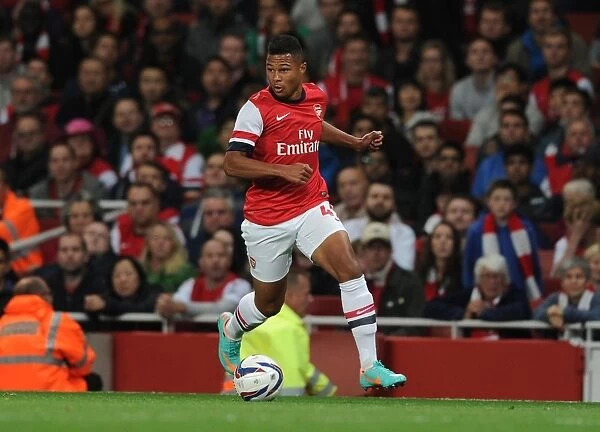 Serge Gnabry in Action: Arsenal vs Coventry City, Capital One Cup 2012-13