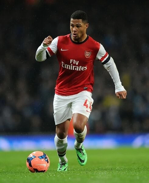Serge Gnabry in Action: Arsenal vs Coventry City - FA Cup Fourth Round