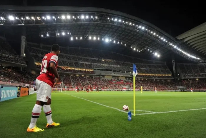 Framed Print : Serge Gnabry in Action: Arsenal vs Nagoya Grampus, 2013 (Japan) Framed Print : Serge Gnabry in Action: Arsenal vs Nagoya Grampus, 2013 (Japan)