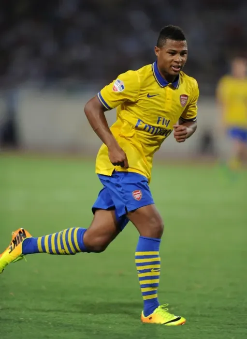 Framed Print : Serge Gnabry in Action: Vietnam vs. Arsenal (2013-14)