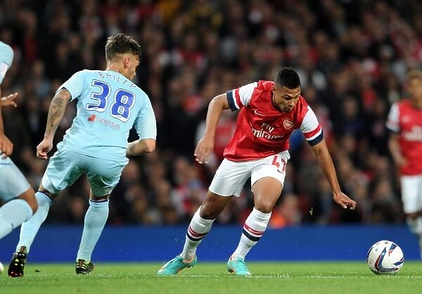 Serge Gnabry (Arsenal) James Bailey (Coventry). Arsenal 6:1 Coventry City
