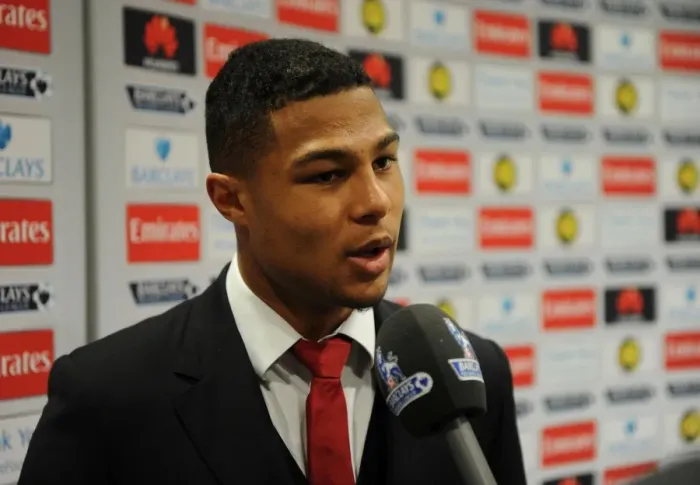 Framed Print : Serge Gnabry: Arsenal Star's Pre-Match Interview Ahead of Arsenal vs Sunderland (2014) Framed Print : Serge Gnabry: Arsenal Star's Pre-Match Interview Ahead of Arsenal vs Sunderland (2014)