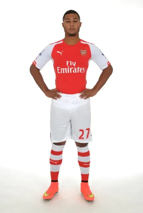 Framed Print : Serge Gnabry at Arsenal's Emirates Stadium (2014)