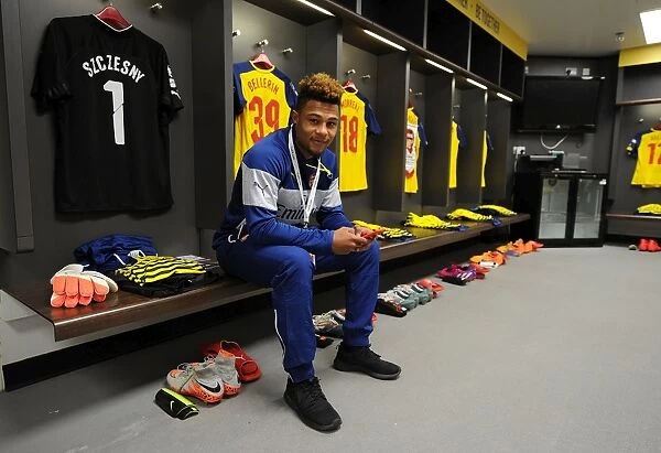 Serge Gnabry: Arsenal's Star Player at the 2015 FA Cup Final against Aston Villa, London