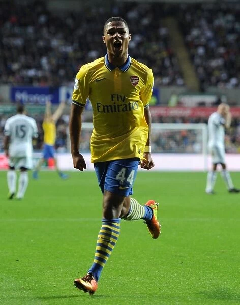 Serge Gnabry Scores First Arsenal Goal: Swansea City vs. Arsenal (2013-14)
