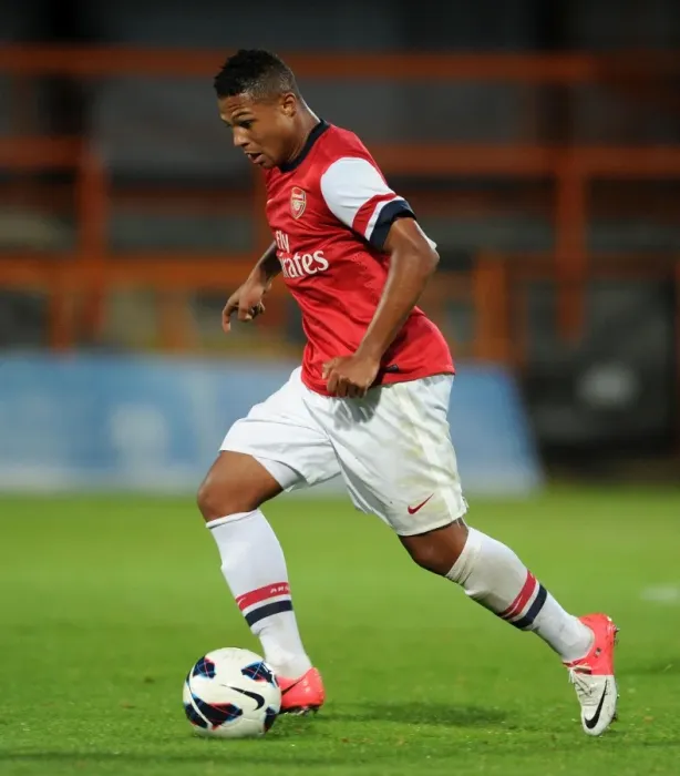 Framed Print : Serge Gnabry Shines in Arsenal's NextGen Series Victory over Marseille