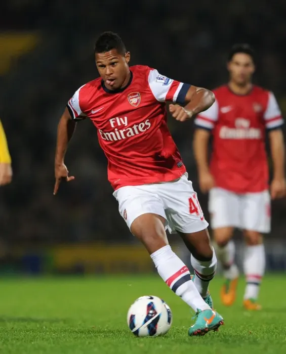 Framed Print : Serge Gnabry Shines: Norwich City vs. Arsenal, Premier League 2012-13