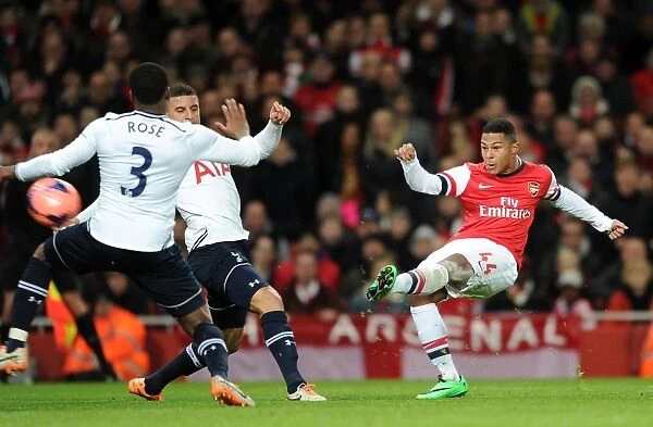Serge Gnabry vs. Kyle Walker and Danny Rose: Intense Moment from the Arsenal v Tottenham FA Cup Clash