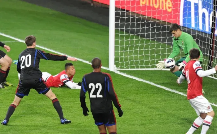 Framed Print : Serge Gnabry's Contested Goal: Arsenal U19 vs. CSKA U19, NextGen Series Quarterfinals Framed Print : Serge Gnabry's Contested Goal: Arsenal U19 vs. CSKA U19, NextGen Series Quarterfinals