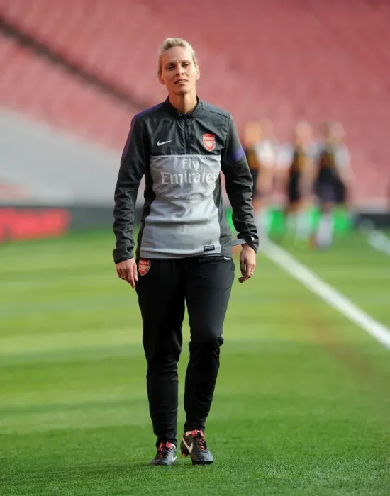 Framed Print : Shelley Kerr: Arsenal Ladies FC Manager Gears Up for FA WSL Showdown Against Liverpool Ladies FC