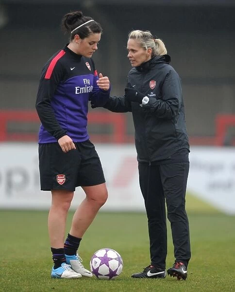 Shelley Kerr and Jennifer Beattie: Pre-Match Chat before Arsenal Ladies UEFA Women's Champions League Quarterfinal