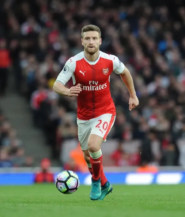 Framed Print : Shkodran Mustafi (Arsenal). Arsenal 0: 0 Middlesbrough. Premier League. Emirates Stadium