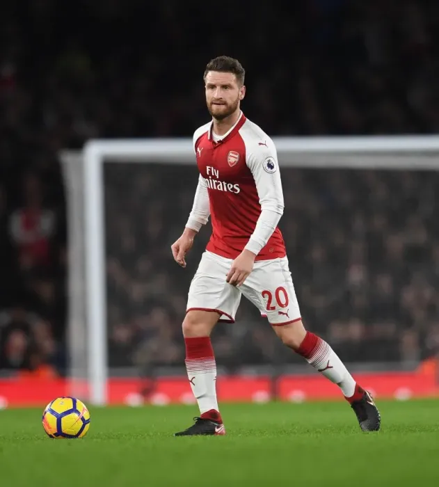 Framed Print : Shkodran Mustafi (Arsenal). Arsenal 3: 3 Liverpool. Premier League. Emirates Stadium Framed Print : Shkodran Mustafi (Arsenal). Arsenal 3: 3 Liverpool. Premier League. Emirates Stadium