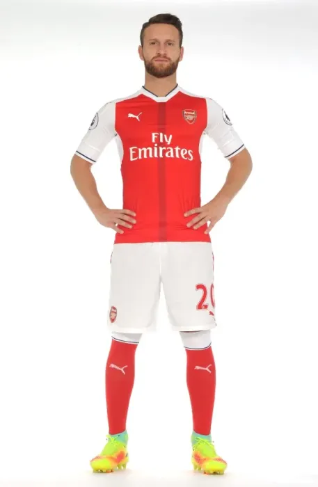 Framed Print : Shkodran Mustafi: Arsenal FC's 2016-17 First Team Member Framed Print : Shkodran Mustafi: Arsenal FC's 2016-17 First Team Member