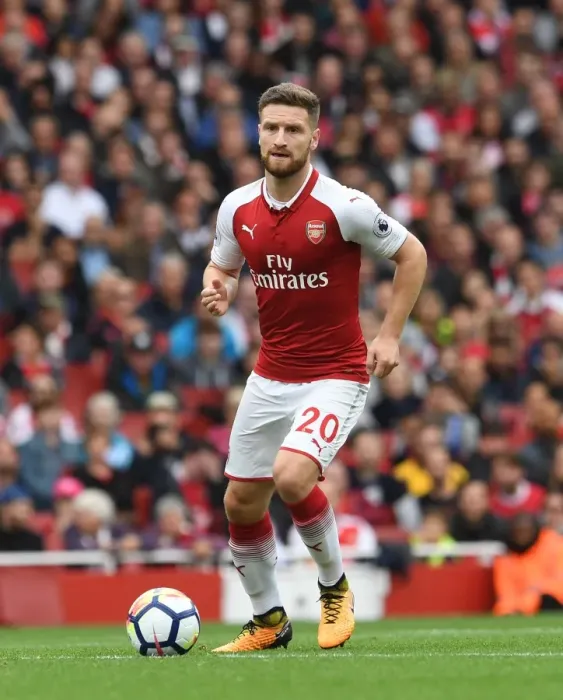 Framed Print : Shkodran Mustafi: Arsenal's Defensive Shield Against Brighton & Hove Albion (2017-18) Framed Print : Shkodran Mustafi: Arsenal's Defensive Shield Against Brighton & Hove Albion (2017-18)