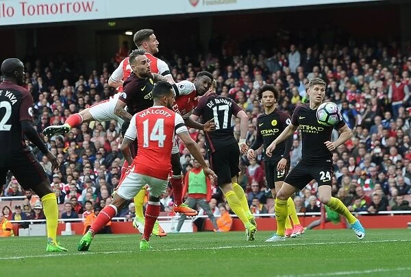 Shkodran Mustafi's Stunner: Arsenal's Second Goal Against Manchester City (April 2017)