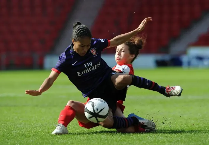 Framed Print : Showdown at the FA Cup Final: Yankey vs. James - Arsenal Ladies vs. Bristol Academy Framed Print : Showdown at the FA Cup Final: Yankey vs. James - Arsenal Ladies vs. Bristol Academy