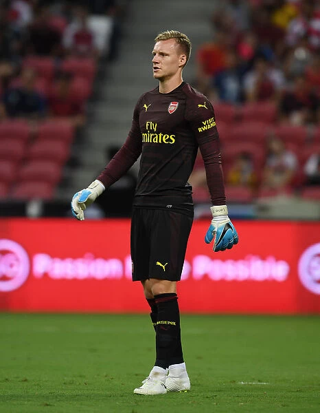 SINGAPORE - JULY 26: Bernd Leno of Arsenal during the International Champions Cup 2018 match between Club Atletico de