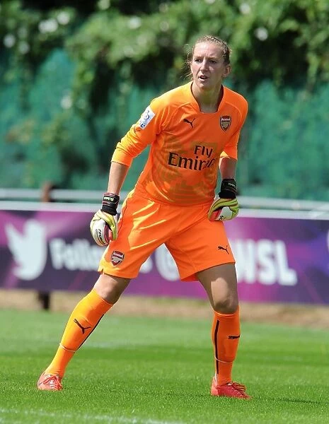Siobhan Chamberlain in Action: Arsenal Ladies vs. Millwall Lionesses, WSL Continental Cup