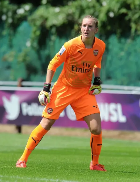 Framed Print : Siobhan Chamberlain in Action: Arsenal Ladies vs. Millwall Lionesses, WSL Continental Cup