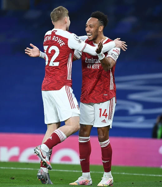 Smith Rowe and Aubameyang's Empty Netter: Thrilling Goal for Arsenal Against Chelsea (2020-21 Premier League)