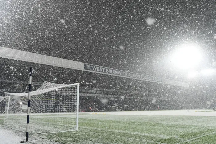 Framed Print : Snowy Showdown: West Bromwich Albion vs. Arsenal, Premier League 2020-21 Framed Print : Snowy Showdown: West Bromwich Albion vs. Arsenal, Premier League 2020-21