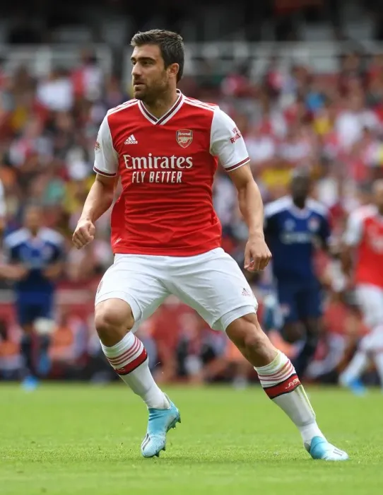 Framed Print : Sokratis in Action: Arsenal vs. Olympique Lyonnais, Emirates Cup 2019 Framed Print : Sokratis in Action: Arsenal vs. Olympique Lyonnais, Emirates Cup 2019