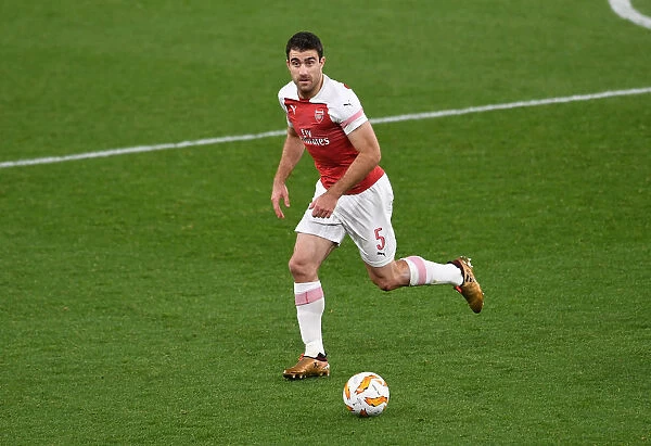 Sokratis in Action: Arsenal vs Sporting CP, UEFA Europa League 2018-19