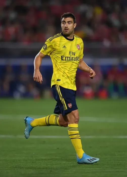 Framed Print : Sokratis (Arsenal). Arsenal 2:1 Bayern Munich Framed Print : Sokratis (Arsenal). Arsenal 2:1 Bayern Munich