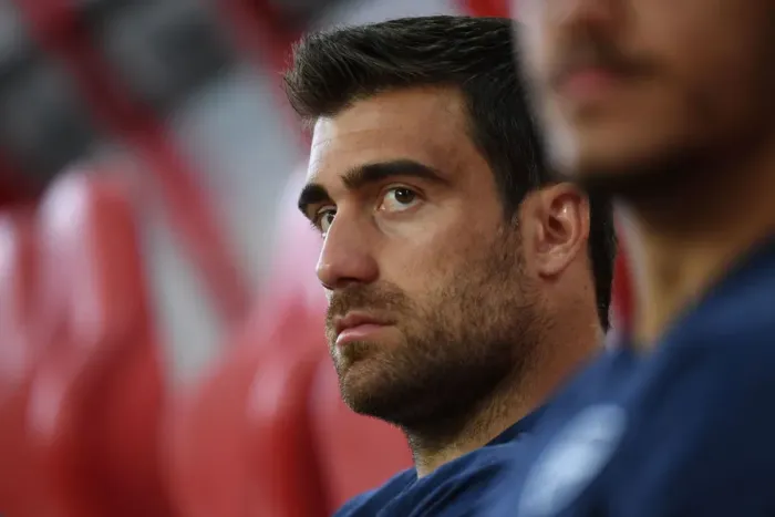 Framed Print : Sokratis Gears Up: Arsenal vs Atletico Madrid, International Champions Cup 2018 Framed Print : Sokratis Gears Up: Arsenal vs Atletico Madrid, International Champions Cup 2018