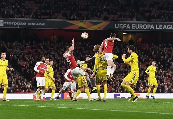 Sokratis Scores the Third: Arsenal Secures Europa League Victory over BATE Borisov