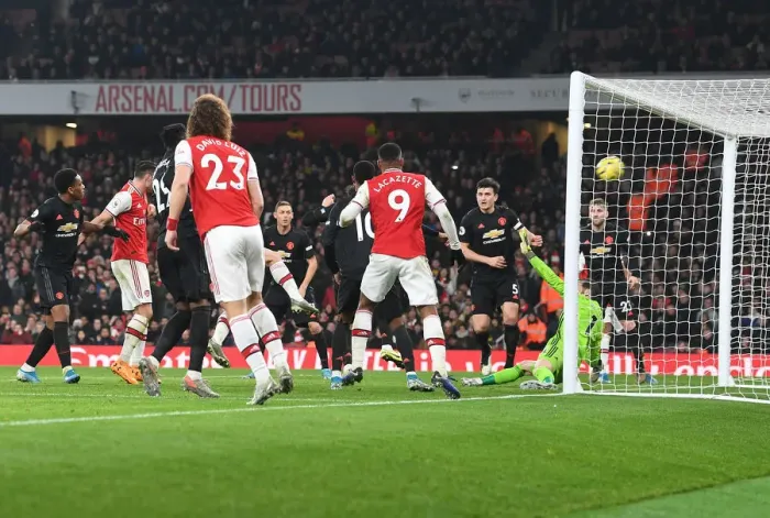 Framed Print : Sokratis Striking Comeback: Arsenal's Second Goal vs Manchester United, Premier League 2019-20 Framed Print : Sokratis Striking Comeback: Arsenal's Second Goal vs Manchester United, Premier League 2019-20