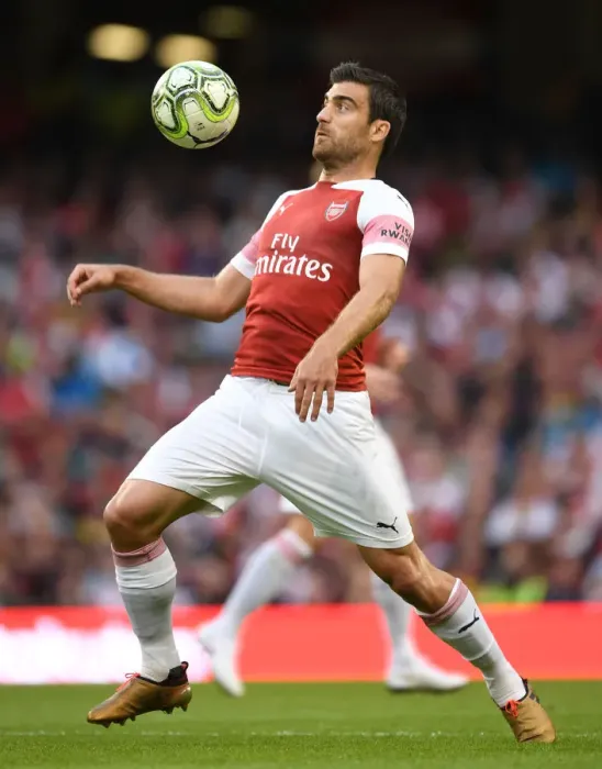 Framed Print : Sokratis vs. Chelsea: Clash in the 2018 Arsenal-Chelsea Pre-Season Friendly Framed Print : Sokratis vs. Chelsea: Clash in the 2018 Arsenal-Chelsea Pre-Season Friendly