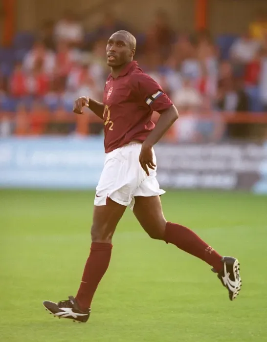 Framed Print : Sol Campbell in Action: Arsenal Reserves Crush Leicester City Reserves 5-2, Underhill, Barnet, 30 / 8 / 05